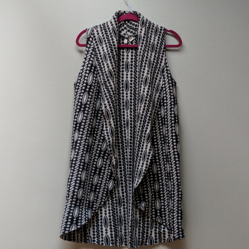 Long wool Anthropologie Moth vest Women's Size XS